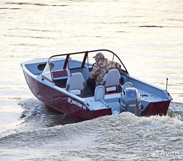 Новый катер Gold Fisher 520 DCM fish для рыбалки
