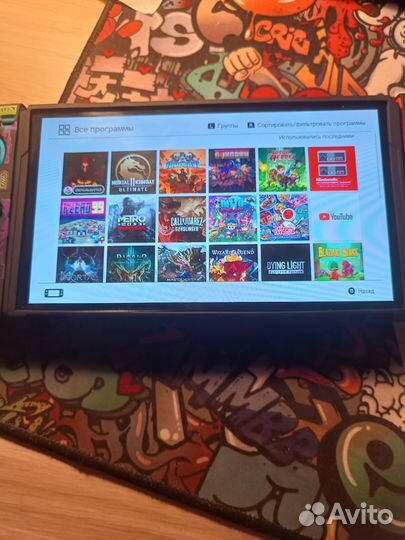 Nintendo switch oled с играми