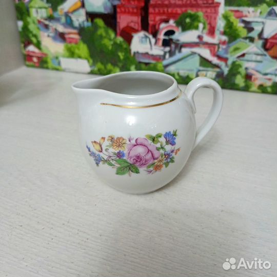 Красивые заварочные чайники СССР и молочник