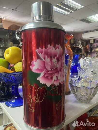 Термос стеклянный советский новый