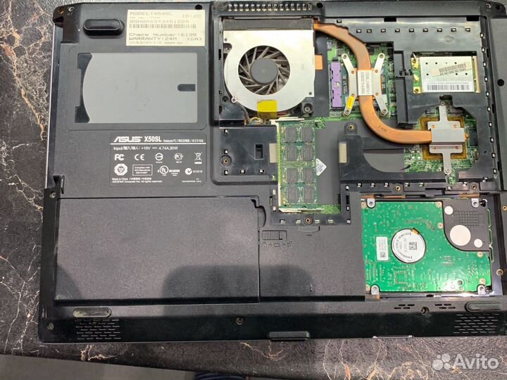 Asus x50sl в разбор