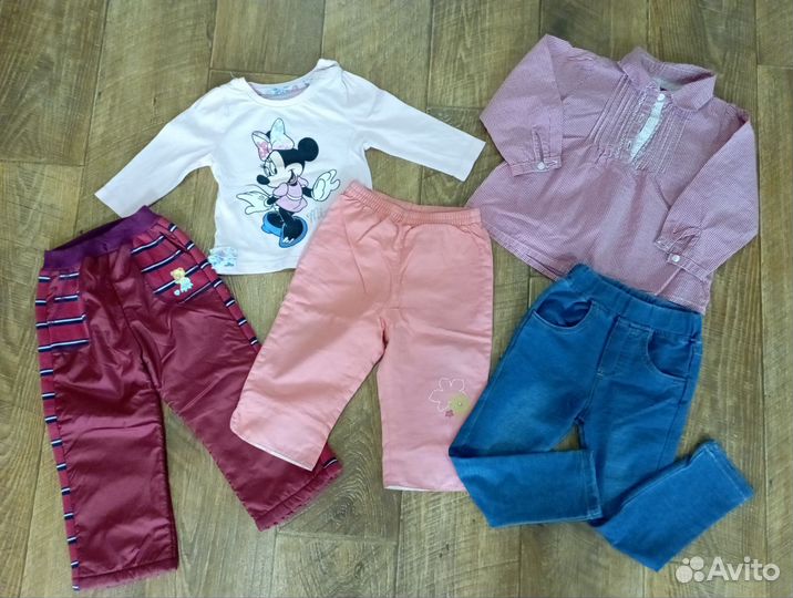 Пакет вещей на девочку 9-12 мес