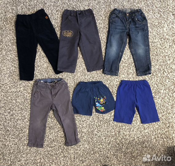 Одежда пакетом для мальчика 86-92