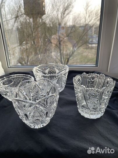 Хрустальные конфетницы