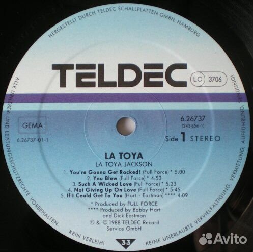 La Toya Jackson, Eddy Grant / Lp, EX