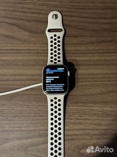 Часы apple watch 6 44 mm nike