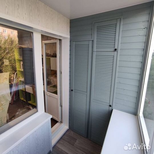 Остекление балконов и отделка / Балкон под ключ