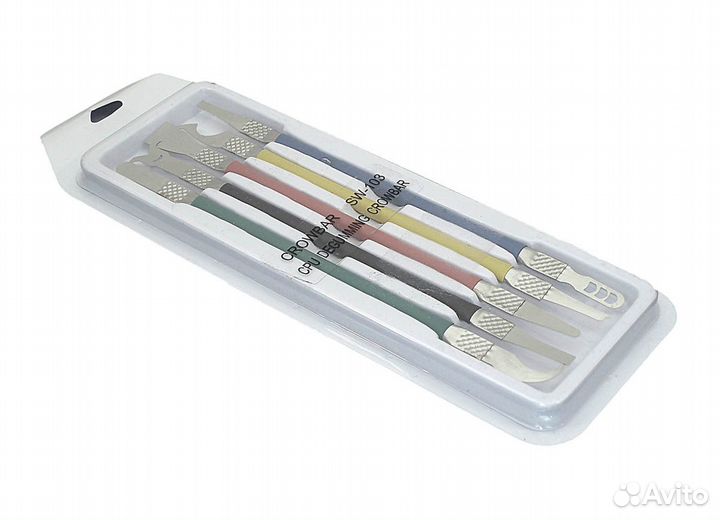 Набор разноцветных острых лопаток