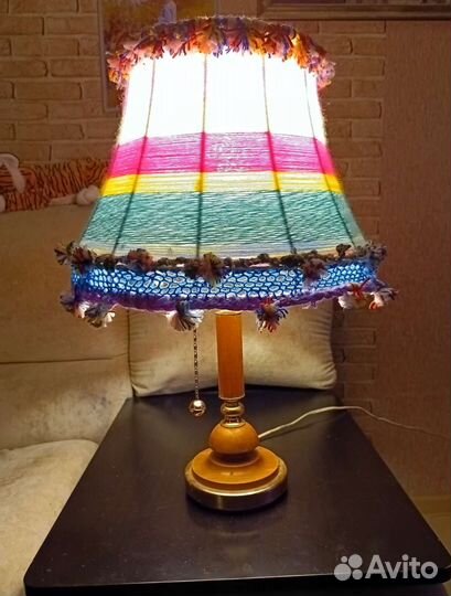Лампа настольная. Торшер. Абажур ручная работа