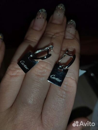 Cartier кольцо и серьги