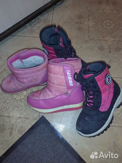 Ботинки зимние для девочки