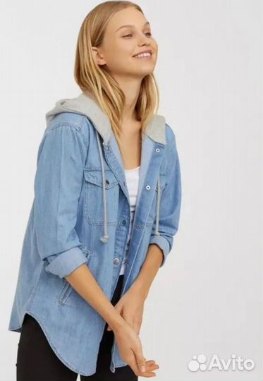 Джинсовая куртка/рубашка h&m
