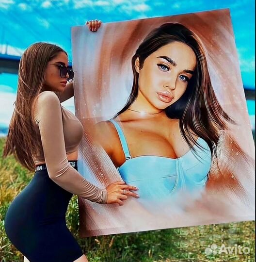 Портрет по фото подарок