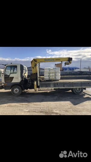 Аренда и услуги манипулятора, стрела 3 т, 8 м, борт 5 т, 5.2 м