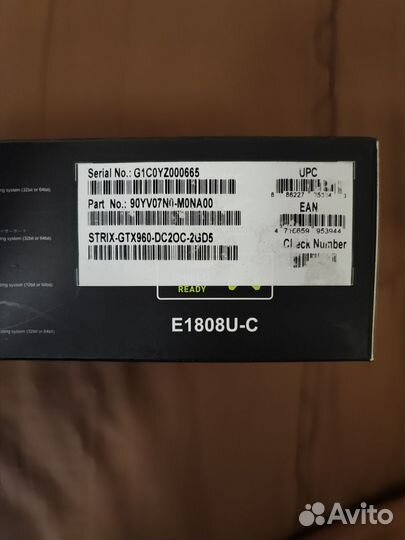 Видеокарта asus gtx 960 2gb