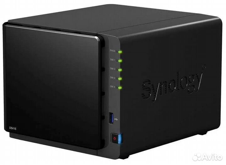 Сетевой накопитель Synology Value DS416 Black NAS