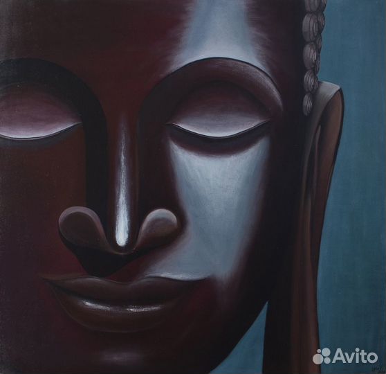 Картина маслом Будда (безмолвие)