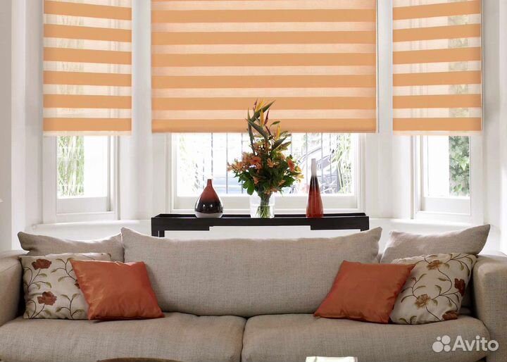 Жалюзи и рулонные шторы Янтарный
