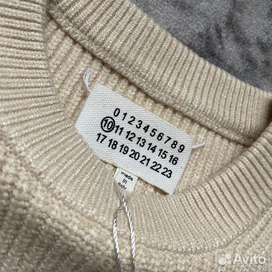 Maison Margiela свитер бежевый