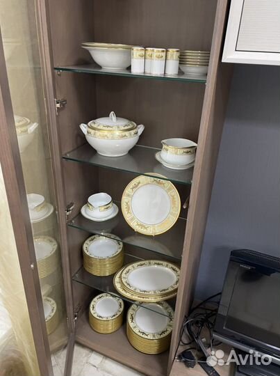 Столовый сервиз yamasen на 12 персон. Золото 24К