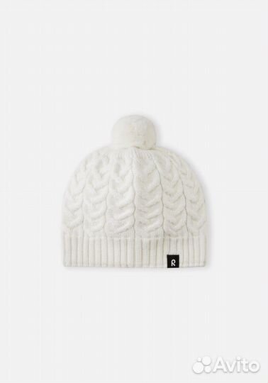 Шапка-бини Reima Talvinen Белая 56