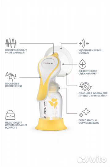 Молокоотсос новый Medela ручной