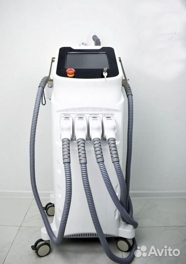 Диодный лазер DPL 4 В 1:808+elos+nd yag laser+RF