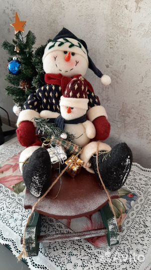 Снеговики новогодние