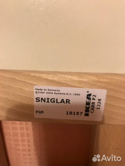 Кровать Икея Sniglar