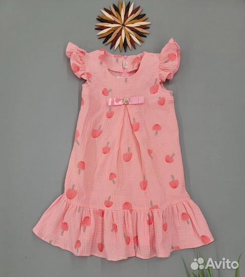 Платье муслиновое детское