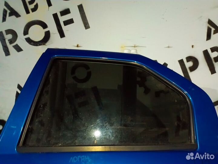 Стекло двери задней правой Renault Logan