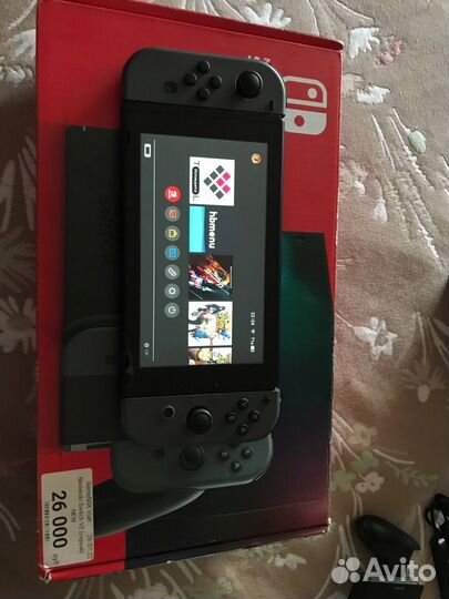 Nintendo switch rev2 32 гб прошитая с чипом