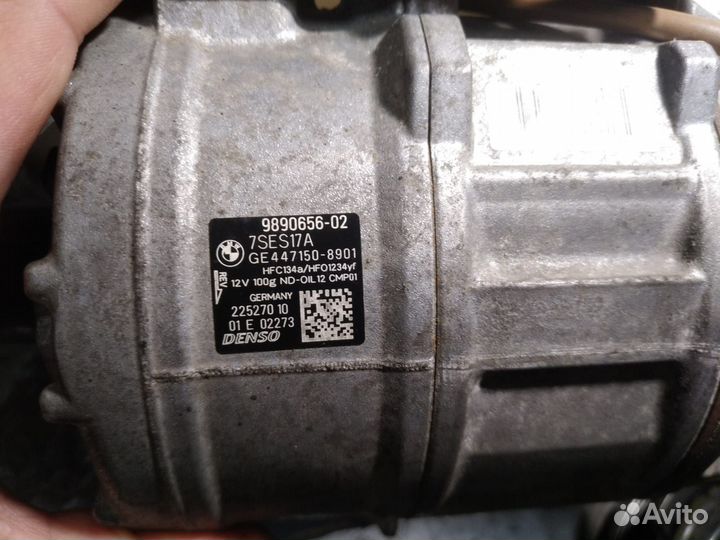 Шкив,муфта компрессор кондиционера BMW 5 7SES17A