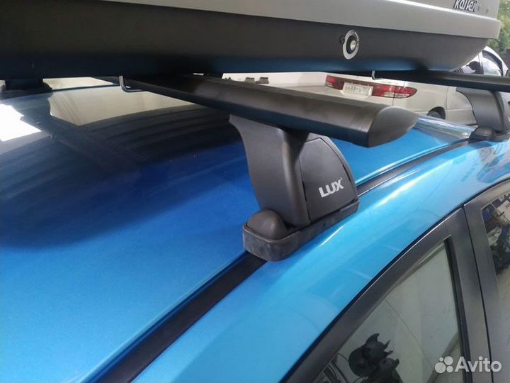 Багажник автобокс на крышу Koffer A430 серый Koffe