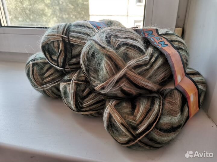 Пряжа Ангора Кармен 5 мотков