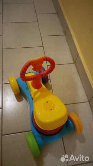 Детский беговел ребёнку от 1года, музыкальный