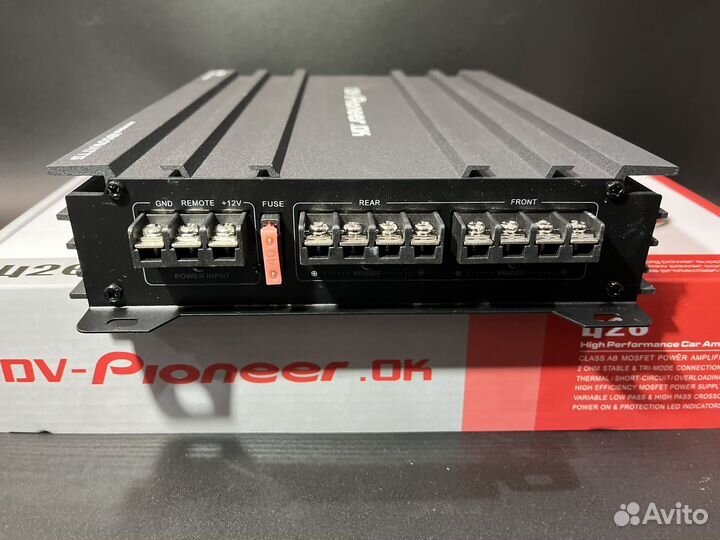Усилитель Pioneer 1800w 4 канала
