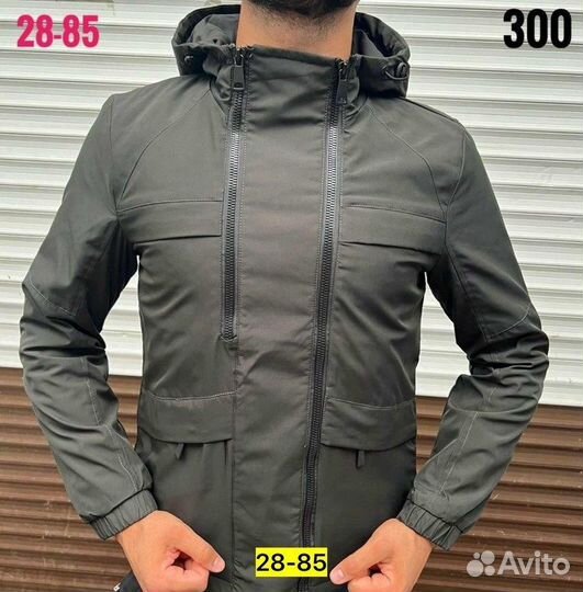 Куртка демисезонная мужская холлофайр