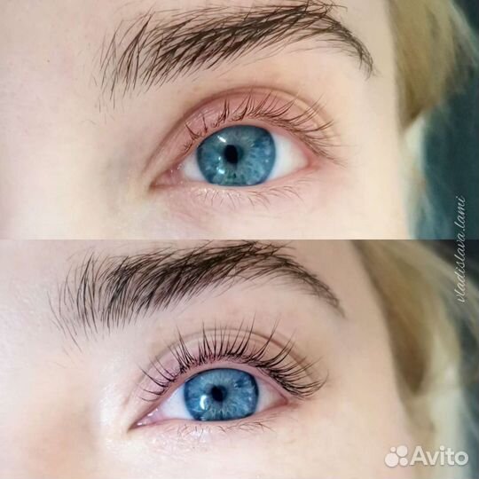 Ламинирование ресниц в салоне на мик-оне победа