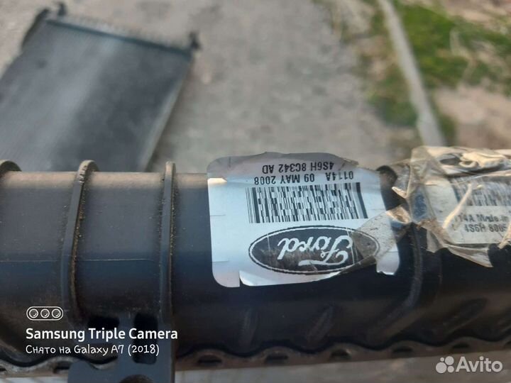 Радиатор охлаждения форд фиеста 1.4 tdi