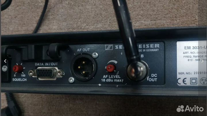 Приемник Sennheiser EM 3031, SK3036-u и микрофон