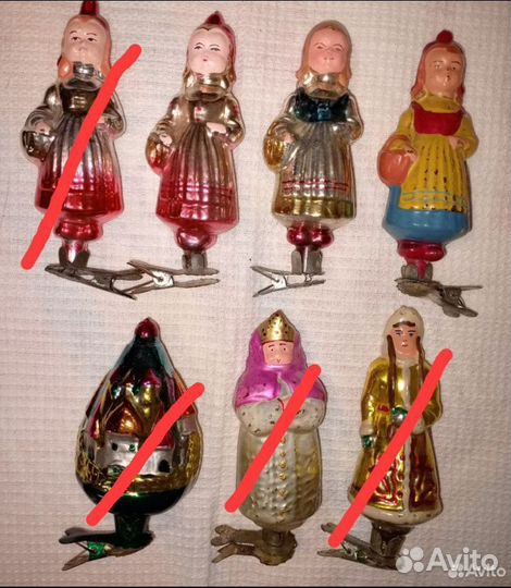 Елочные игрушки СССР