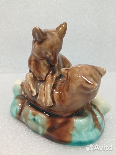 Статуэтки майолика Гжель