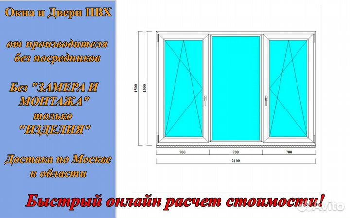 Пластиковые окна и двери без посредников