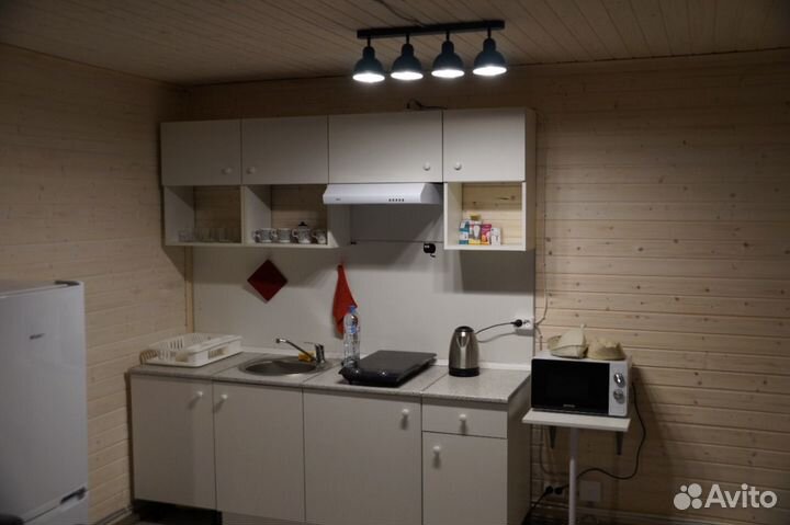 Загородная семейная баня на дровах