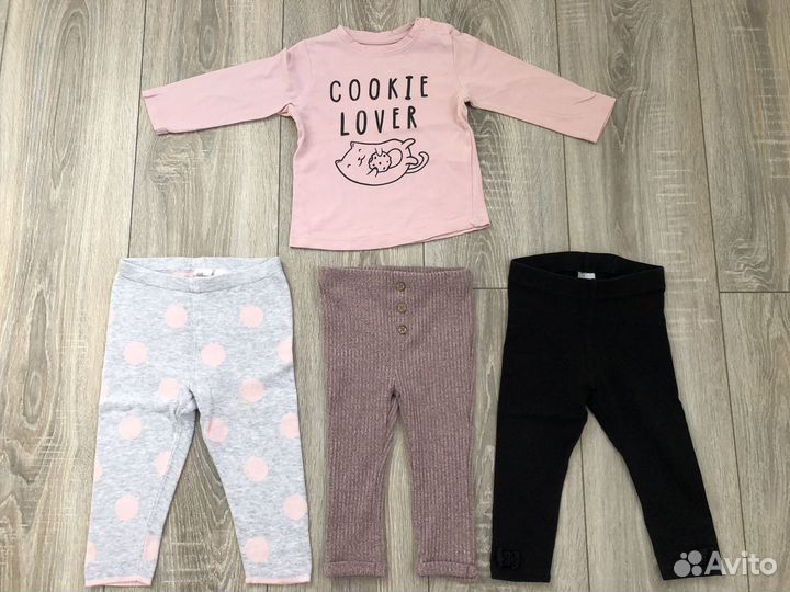 Одежда пакетом на девочку 80