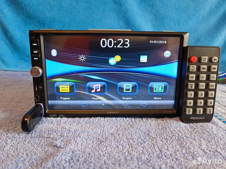 Автомагнитола 2din prology DVU-800