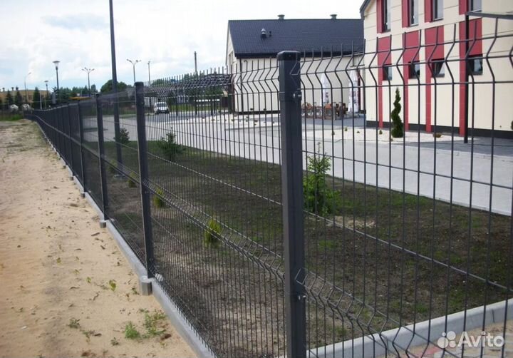 Забор из 3D сетки быстро