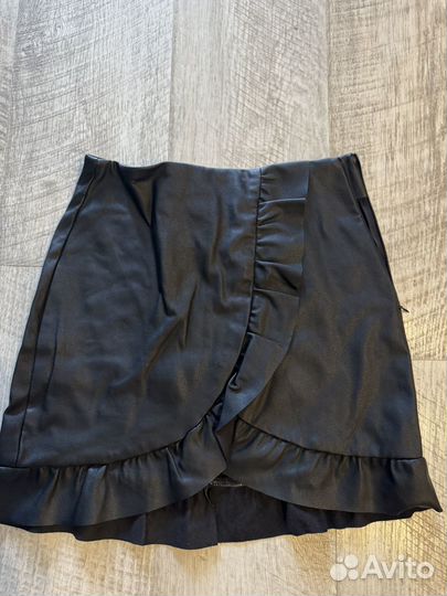 Кожаная юбка