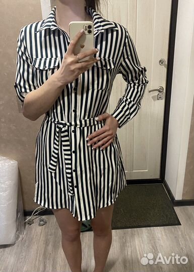 Платье рубашка 46 новое